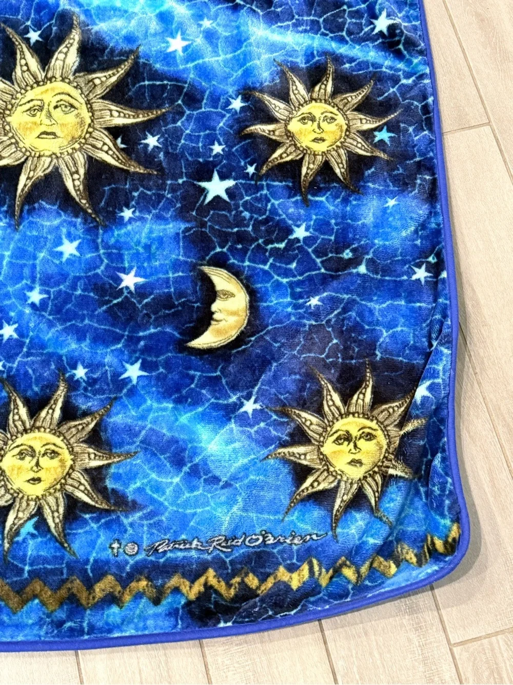 Celestial Plush Throw Blanket Patrick Reid O’Brien 50x59”
